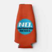 Rafraîchisseur Pour Bouteille Je ne sais pas ce qu'est ce rocher (bleu) (Devant)