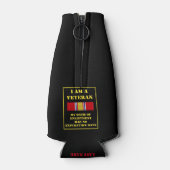 RAFRAÎCHISSEUR POUR BOUTEILLE JE SUIS UN VÉTÉRAN (Dos)