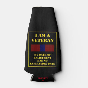 RAFRAÎCHISSEUR POUR BOUTEILLE JE SUIS UN VÉTÉRAN