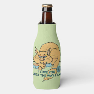 Rafraîchisseur Pour Bouteille Je t'aime dire graphique de chat drôle