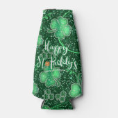Rafraîchisseur Pour Bouteille Joyeux Shamrocks St. Paddy's ID289 (Devant)