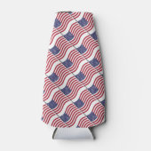 Rafraîchisseur Pour Bouteille Le drapeau américain peut se refroidir (Devant)