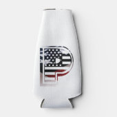 Rafraîchisseur Pour Bouteille Lettre P Monogramme Initial USA (Devant)
