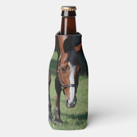 Rafraîchisseur Pour Bouteille Magnifique Cheval Quartier (Bottle Devant)