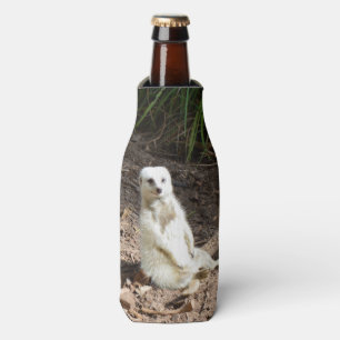 Rafraîchisseur Pour Bouteille Meerkat blanc,