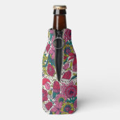 Rafraîchisseur Pour Bouteille Modèle floral clair (Bouteille Dos)