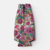 Rafraîchisseur Pour Bouteille Modèle floral clair (Dos)