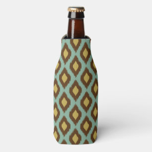 Rafraîchisseur Pour Bouteille Modern tribal ikat blue yellow