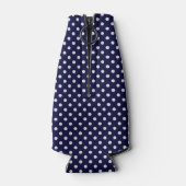 Rafraîchisseur Pour Bouteille Mongram de Navy White Polka (Dos)