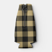 Rafraîchisseur Pour Bouteille Monogramme de contrôle de Buffalo noir et or (Dos)