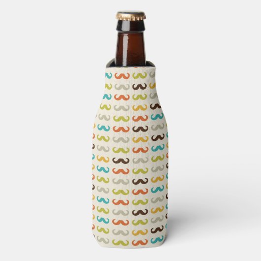 Rafraîchisseur Pour Bouteille Motif avec moustache (Bottle Devant)