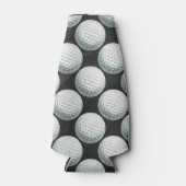 Rafraîchisseur Pour Bouteille Motif de balle de golf peint (Devant)