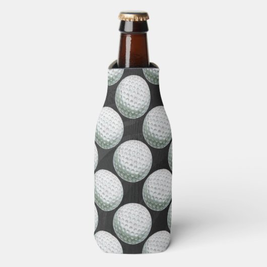 Rafraîchisseur Pour Bouteille Motif de balle de golf peint (Bottle Devant)