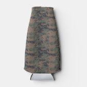 Rafraîchisseur Pour Bouteille Motif de bois numérique militaire (Devant)