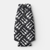 Rafraîchisseur Pour Bouteille Motif de couteau à fourche (Dos)