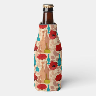 Rafraîchisseur Pour Bouteille Motif de fleurs, de vases et de bouteilles
