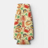 Rafraîchisseur Pour Bouteille Motif de fruits de mer (Devant)