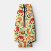 Rafraîchisseur Pour Bouteille Motif de fruits de mer (Dos)