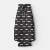 Rafraîchisseur Pour Bouteille Motif de hipsters de Moustache (Dos)