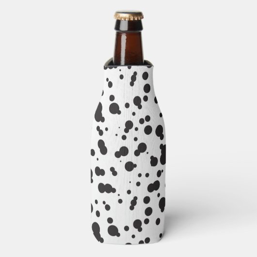 Rafraîchisseur Pour Bouteille Motif de points Dalmatine (Bottle Devant)