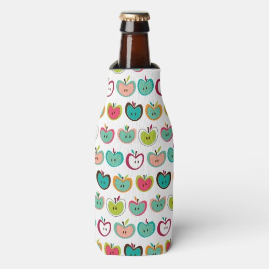 Rafraîchisseur Pour Bouteille Motif de pomme mignon (Bottle Devant)