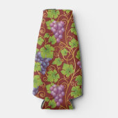 Rafraîchisseur Pour Bouteille Motif de raisins (Devant)