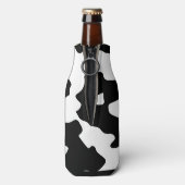 Rafraîchisseur Pour Bouteille Motif de vache noir et blanc (Bouteille Dos)