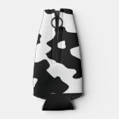 Rafraîchisseur Pour Bouteille Motif de vache noir et blanc (Dos)