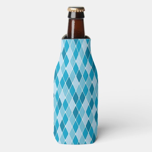 Rafraîchisseur Pour Bouteille Motif d'hiver Arlequin (Bottle Devant)