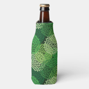 Rafraîchisseur Pour Bouteille Motif floral vert