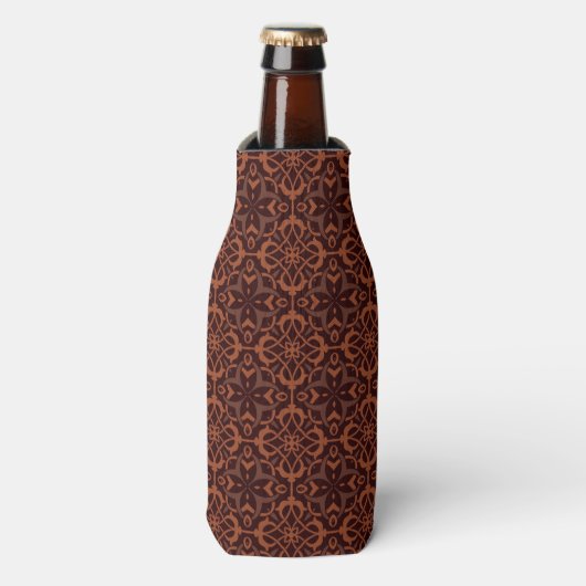 Rafraîchisseur Pour Bouteille Motif géométrique moderne ethnique (Bottle Devant)