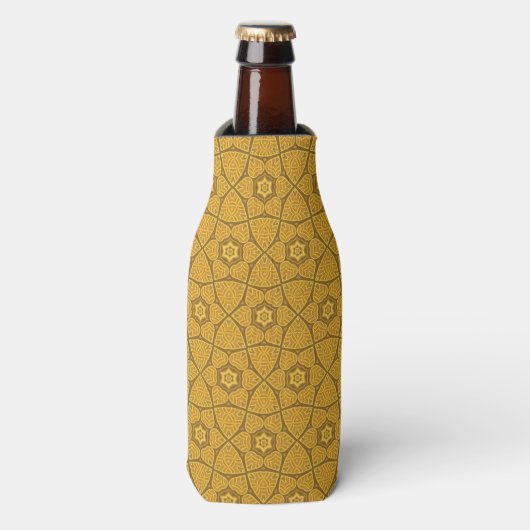 Rafraîchisseur Pour Bouteille Motif géométrique moderne ethnique 2 (Bottle Devant)