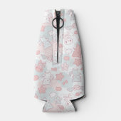 Rafraîchisseur Pour Bouteille motif kawaii avec doodle (Dos)