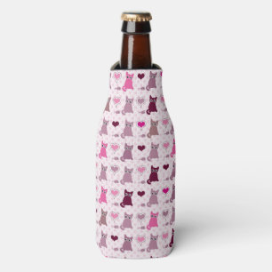 Rafraîchisseur Pour Bouteille Motif mignon de filles de chaton
