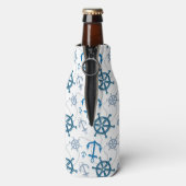 Rafraîchisseur Pour Bouteille Motif nautique (Bouteille Dos)