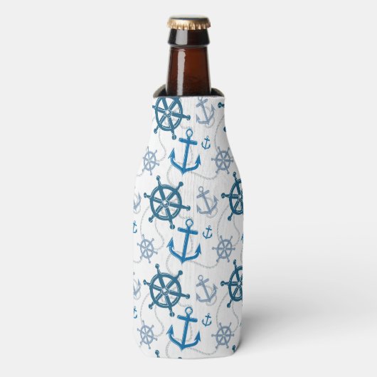 Rafraîchisseur Pour Bouteille Motif nautique (Bottle Devant)