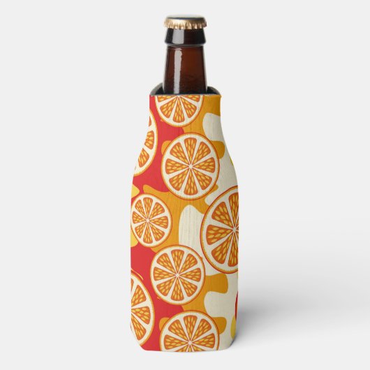 Rafraîchisseur Pour Bouteille Motif orange (Bottle Devant)