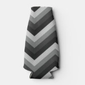 Rafraîchisseur Pour Bouteille Motif Retro Zig Zag Chevron (Devant)