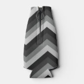 Rafraîchisseur Pour Bouteille Motif Retro Zig Zag Chevron (Dos)