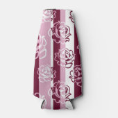 Rafraîchisseur Pour Bouteille Motif trié avec roses (Devant)