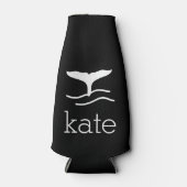 Rafraîchisseur Pour Bouteille Nom avec la queue de baleine (Devant)