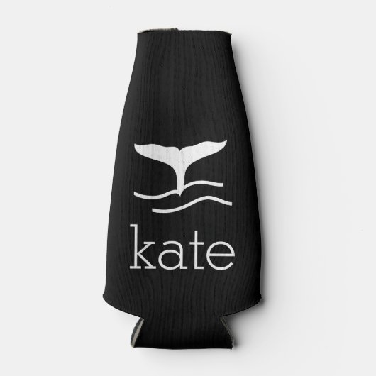 Rafraîchisseur Pour Bouteille Nom avec la queue de baleine (Devant)