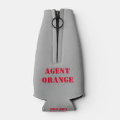 RAFRAÎCHISSEUR POUR BOUTEILLE ORANGE DE L'AGENT (Dos)