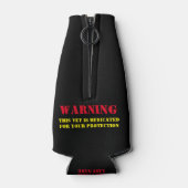 RAFRAÎCHISSEUR POUR BOUTEILLE ORANGE DE L'AGENT (Dos)