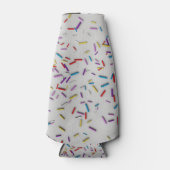 Rafraîchisseur Pour Bouteille Paillettes Multicolores Glacées (Devant)