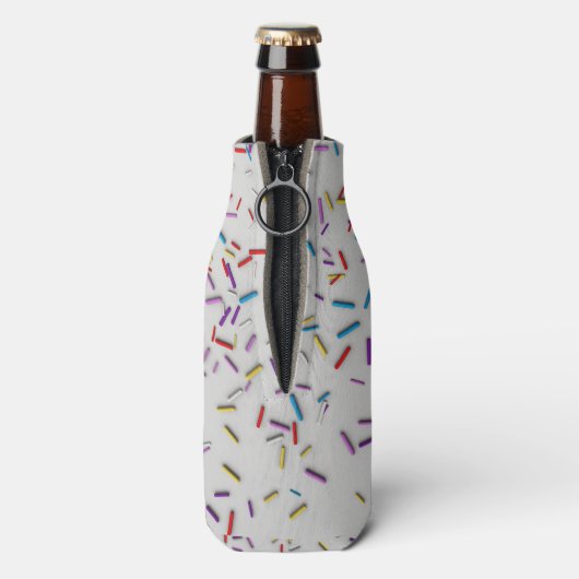 Rafraîchisseur Pour Bouteille Paillettes Multicolores Glacées (Bouteille Dos)