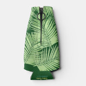Rafraîchisseur Pour Bouteille palmier tropical feuille (Dos)