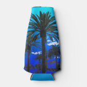 Rafraîchisseur Pour Bouteille Palmiers tropicaux (Devant)