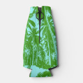 Rafraîchisseur Pour Bouteille Palmiers tropicaux au design pointu (Dos)