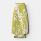 Rafraîchisseur Pour Bouteille Palmiers tropicaux motif sur un (Devant)